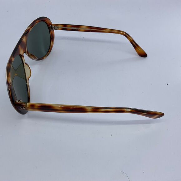 GH JAPAN 55 mm LENS BROWN TORTOISE MIRROR Aviator SUNGLASSES - Picture 13 of 14